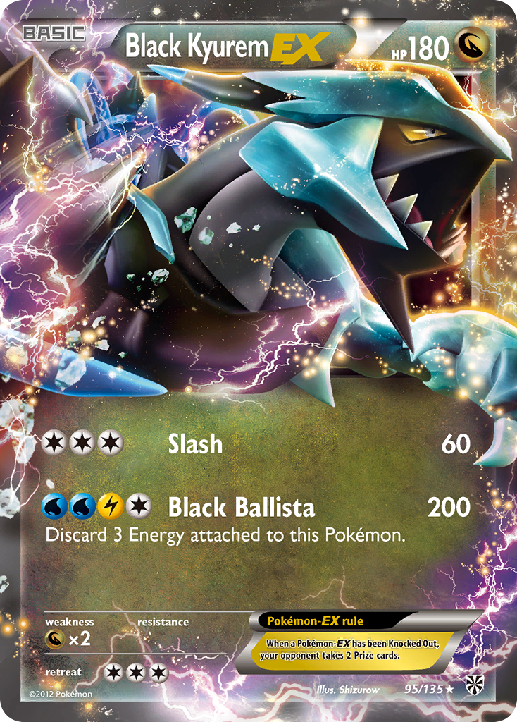 Black Kyurem-EX — illustrated card