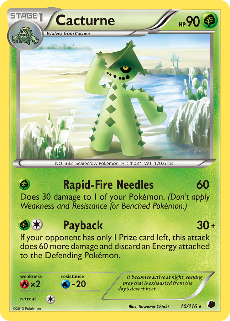 Cacturne — illustrated card