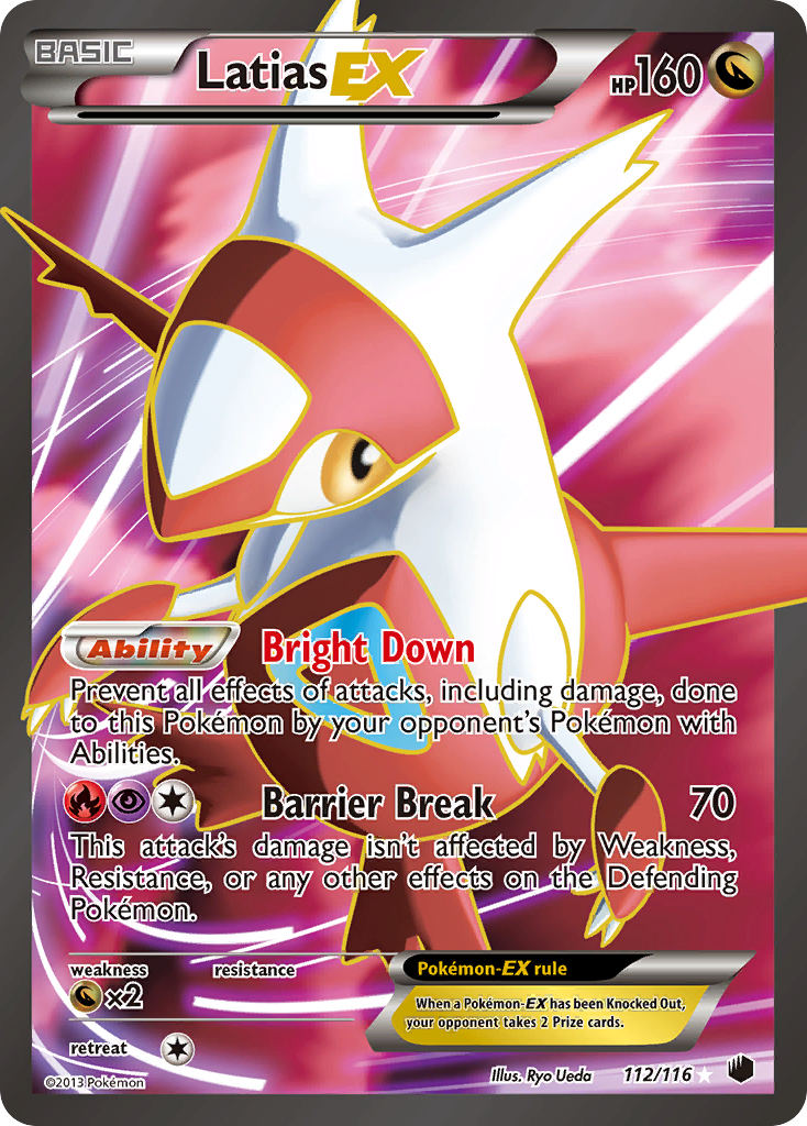 Latias-EX — illustrated card