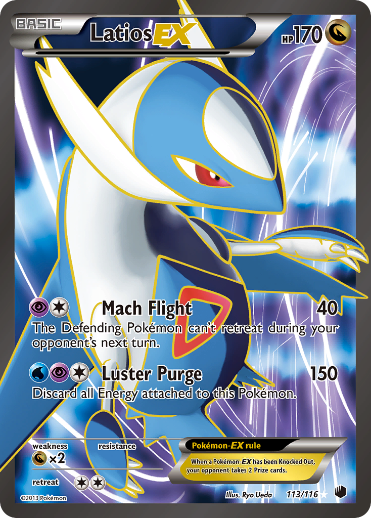 Latios-EX — illustrated card