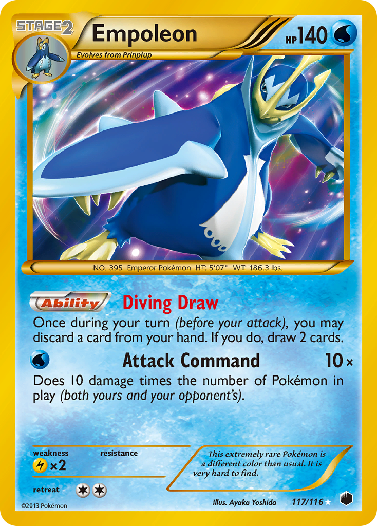 Empoleon — illustrated card