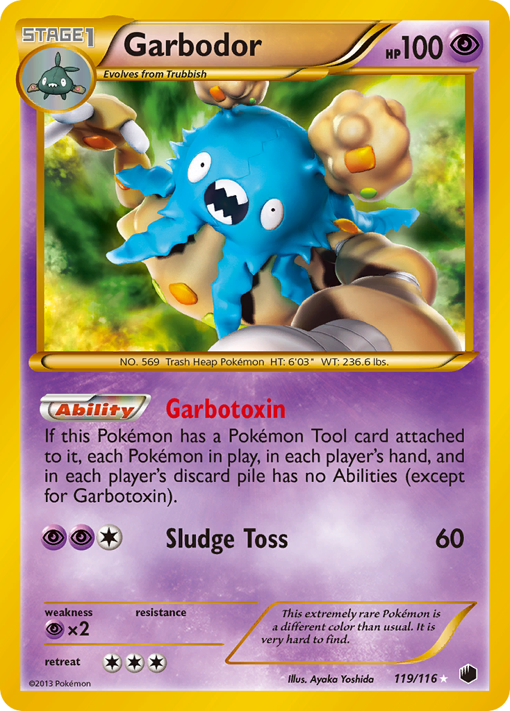 Garbodor — illustrated card