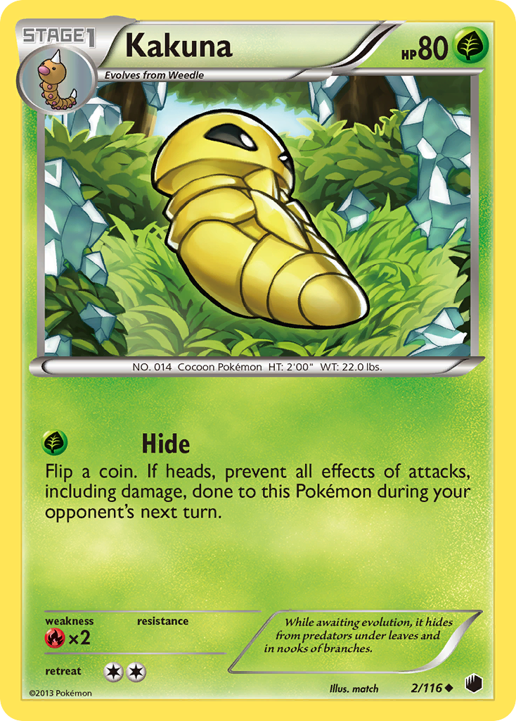 Kakuna — illustrated card