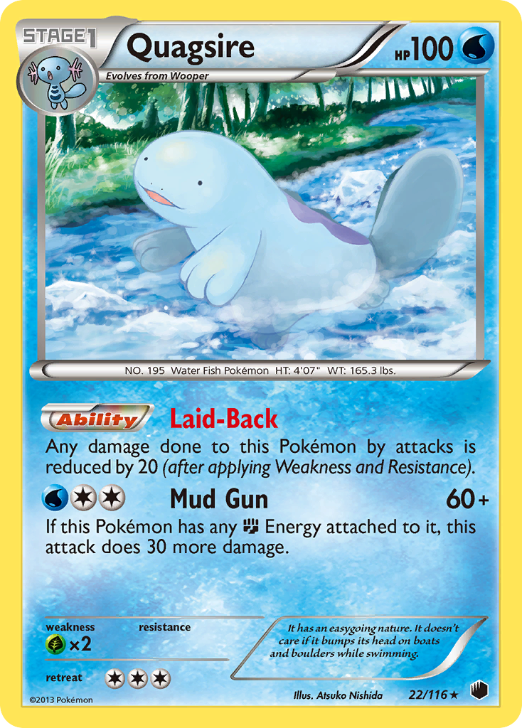 Quagsire — illustrated card