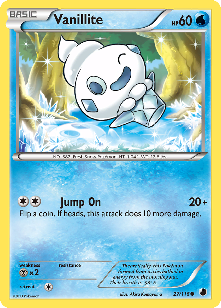 Vanillite — illustrated card
