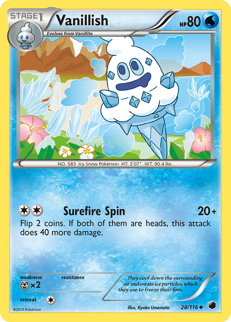 Vanillish — illustrated card