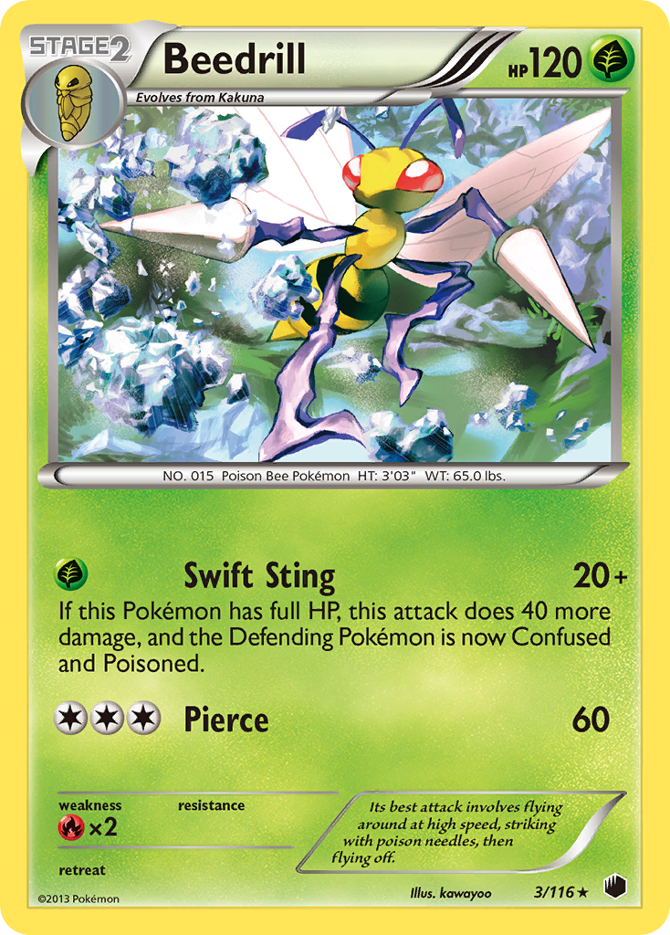 Beedrill — illustrated card