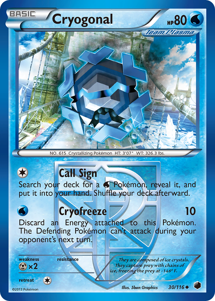 Cryogonal — illustrated card