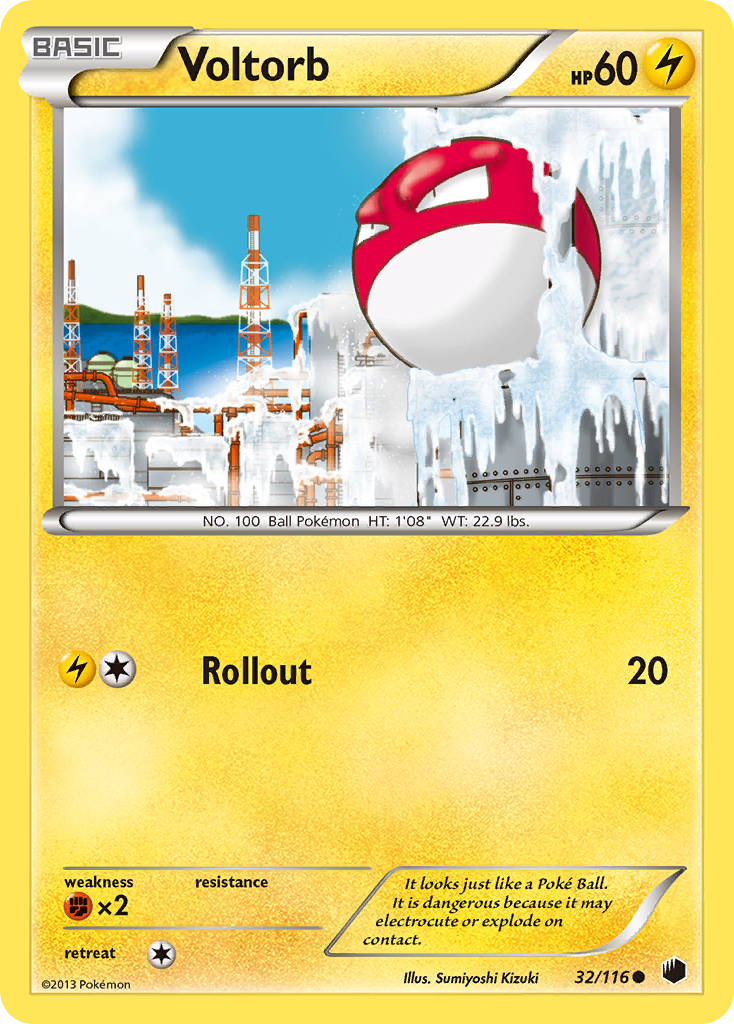 Voltorb — illustrated card