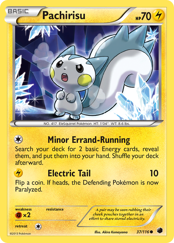 Pachirisu — illustrated card