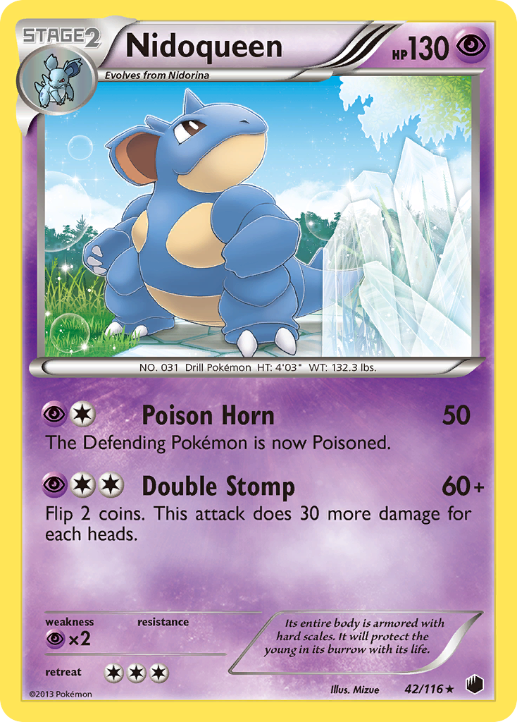 Nidoqueen — illustrated card