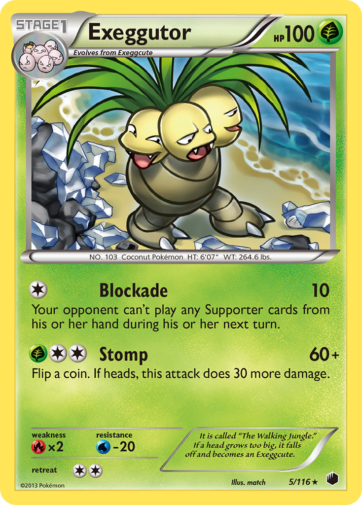 Exeggutor — illustrated card