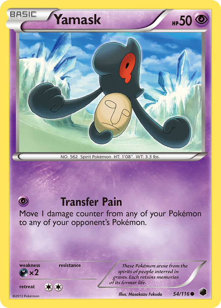 Yamask — illustrated card