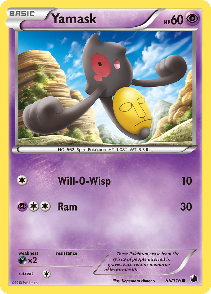 Yamask — illustrated card