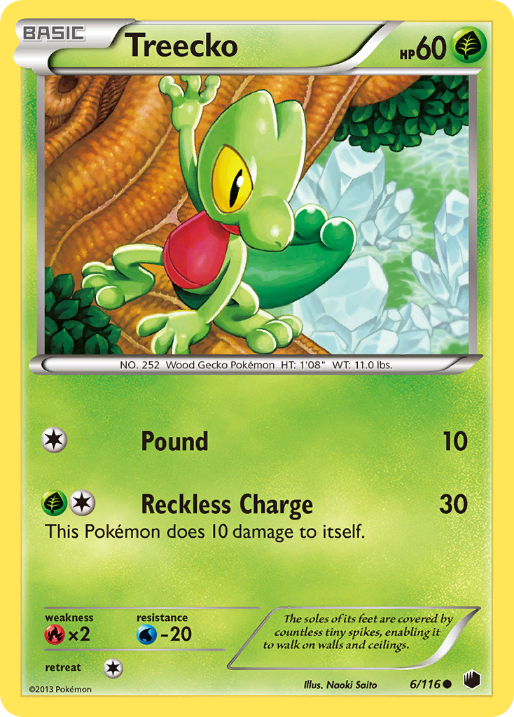 Treecko — illustrated card