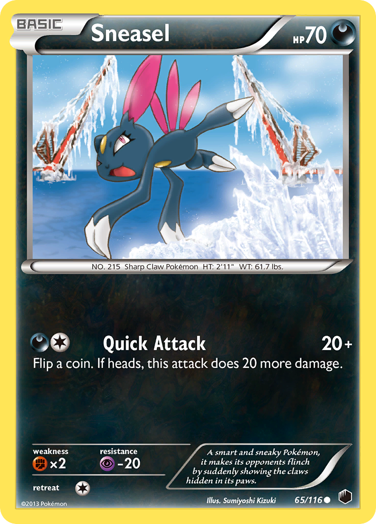 Sneasel — illustrated card
