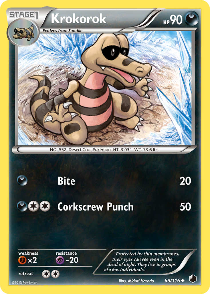 Krokorok — illustrated card
