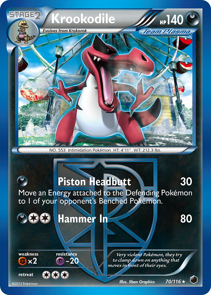 Krookodile — illustrated card