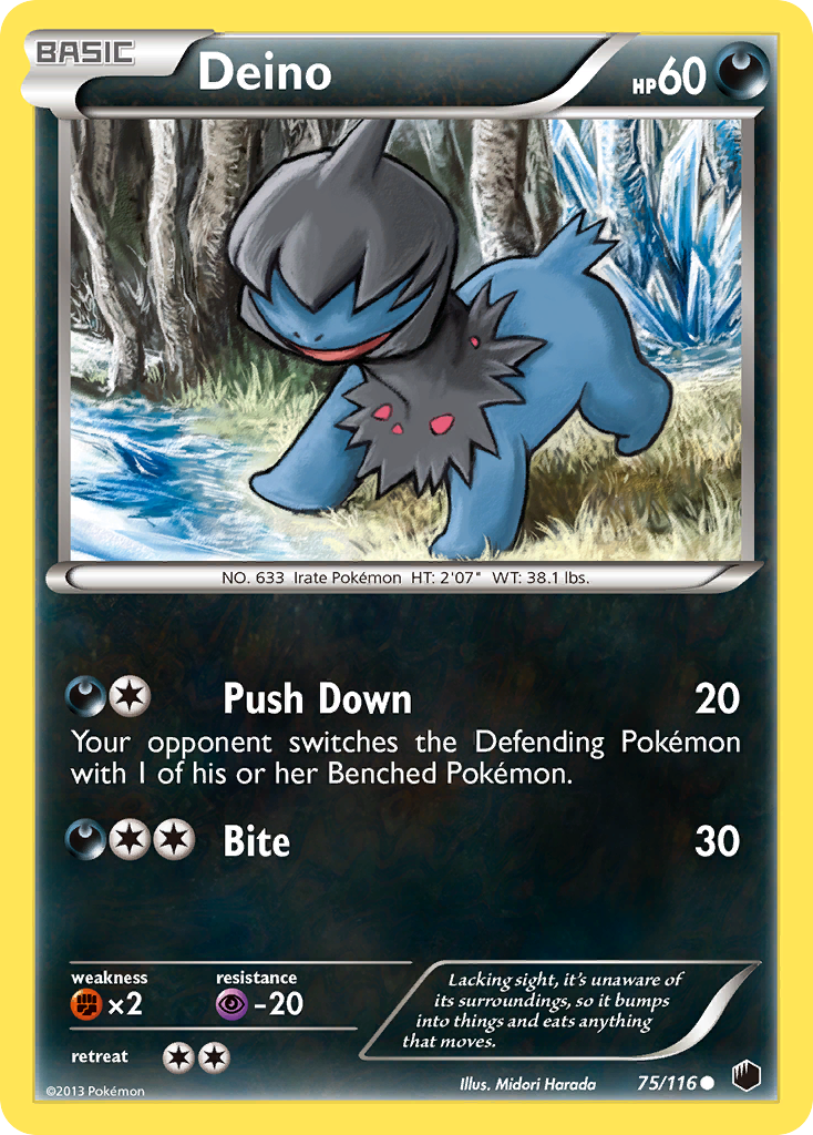 Deino — illustrated card