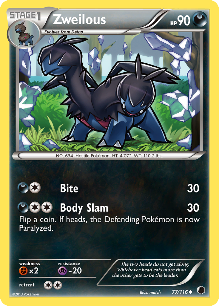 Zweilous — illustrated card