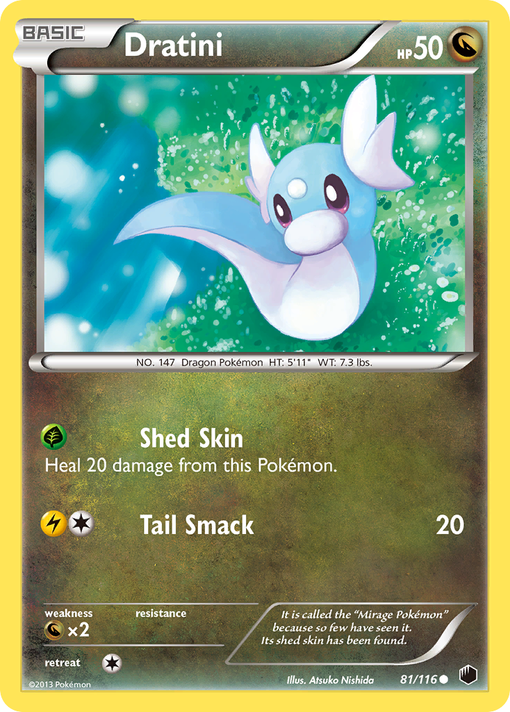 Dratini — illustrated card