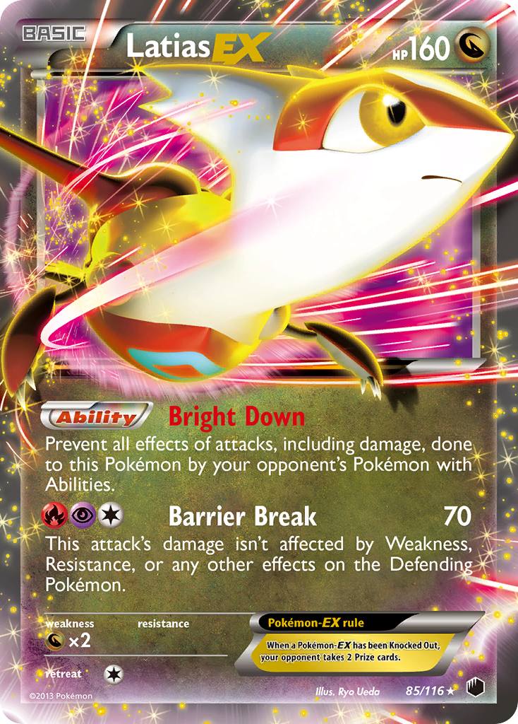 Latias-EX — illustrated card