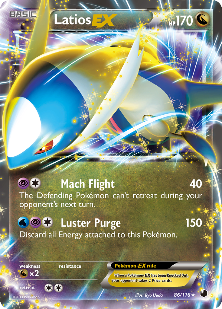 Latios-EX — illustrated card