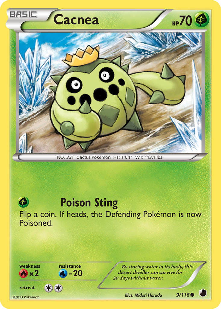 Cacnea — illustrated card