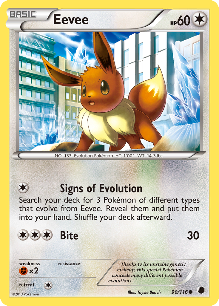 Eevee — illustrated card