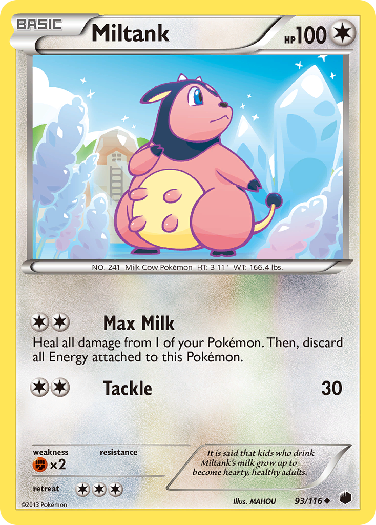 Miltank — illustrated card