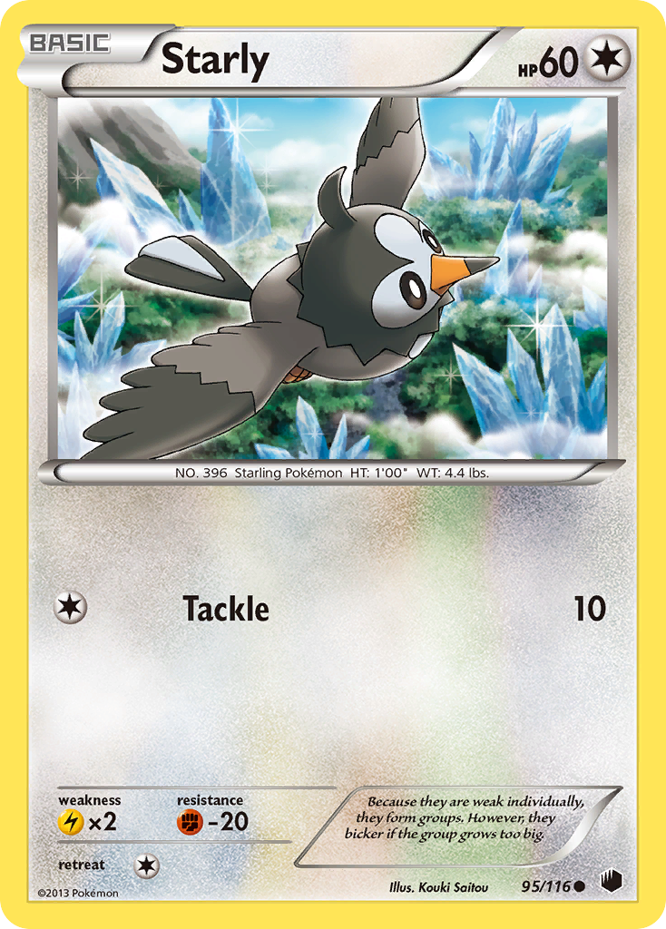 Starly — illustrated card