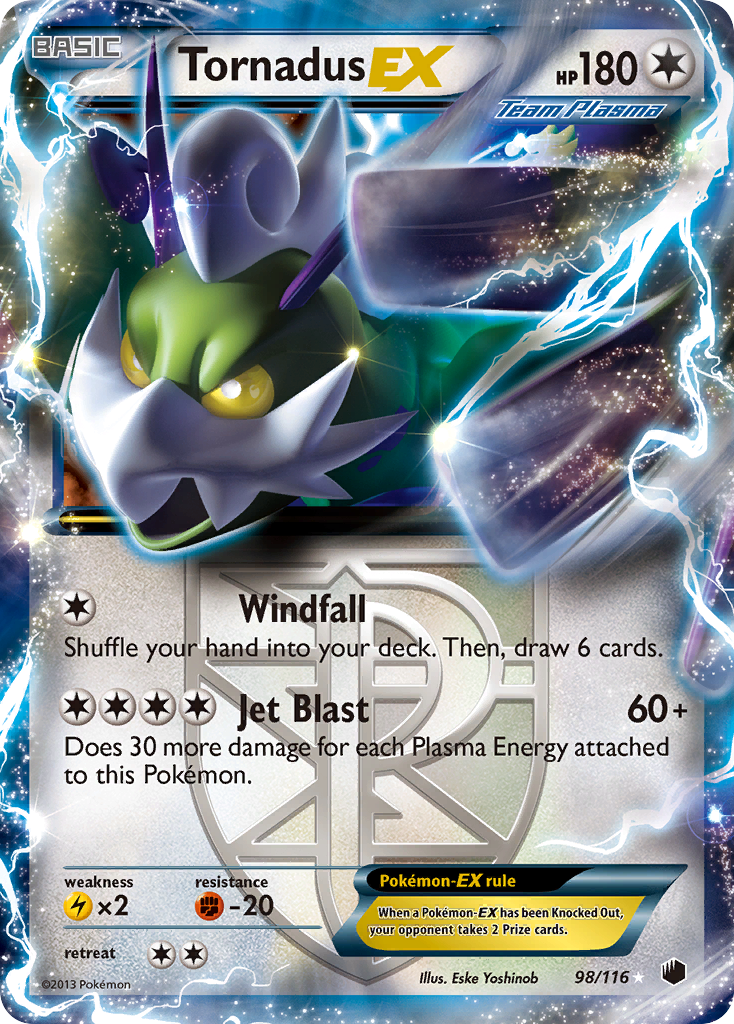 Tornadus-EX — illustrated card