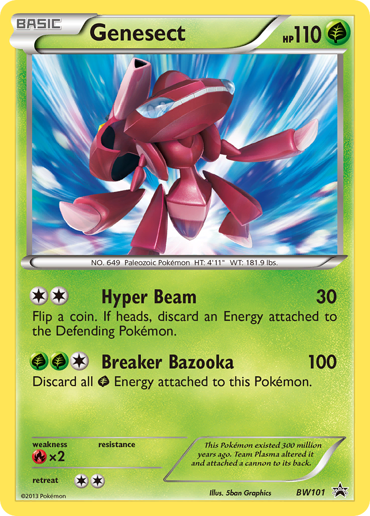 Genesect — illustrated card
