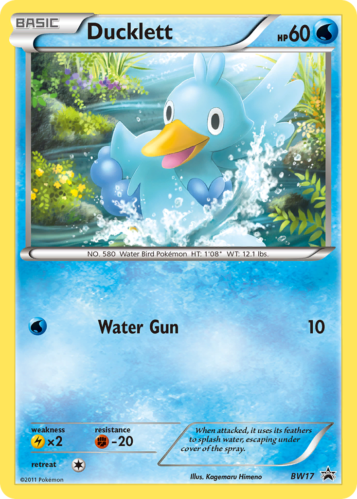 Ducklett — illustrated card