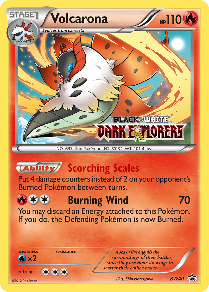 Volcarona — illustrated card