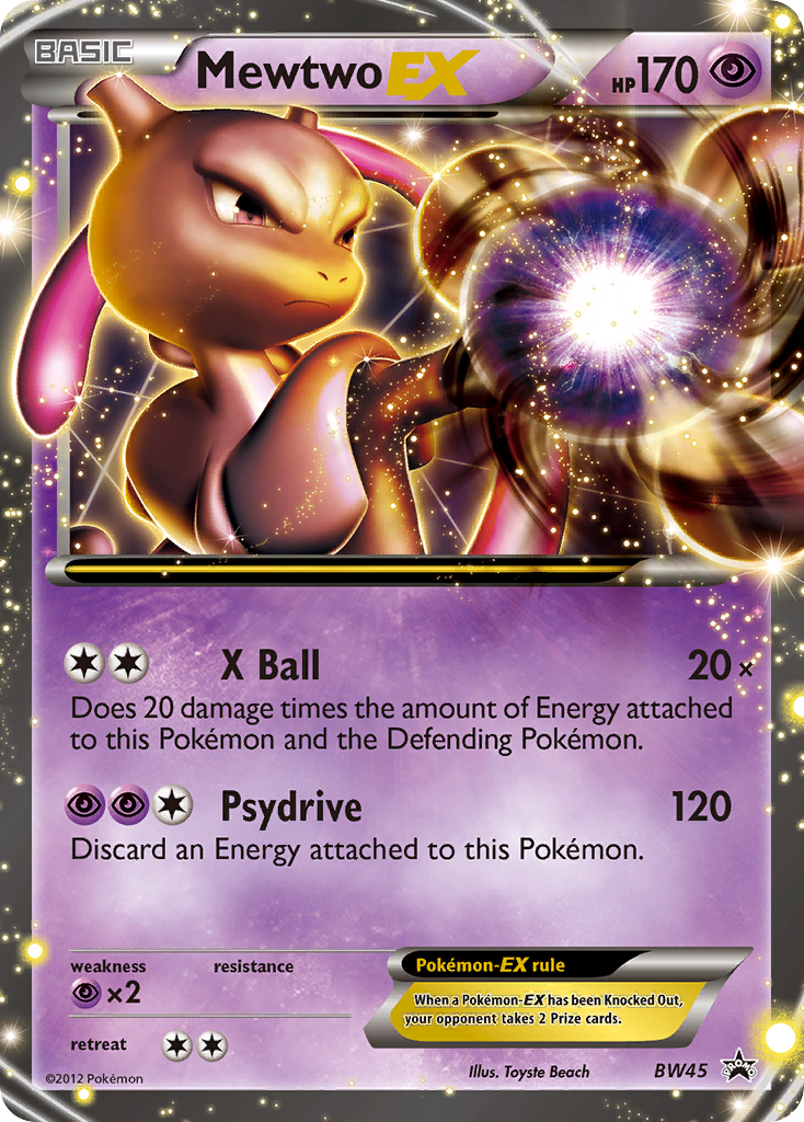 Mewtwo-EX — illustrated card