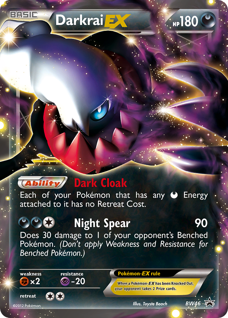 Darkrai-EX — illustrated card