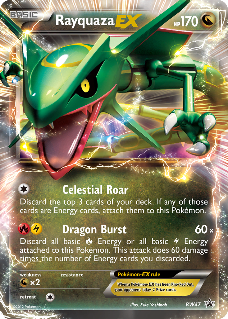 Rayquaza-EX — illustrated card