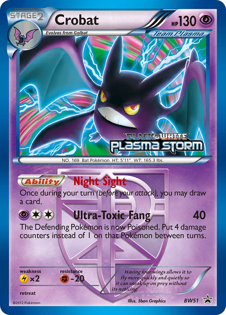 Crobat — illustrated card
