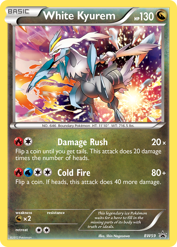 White Kyurem — illustrated card