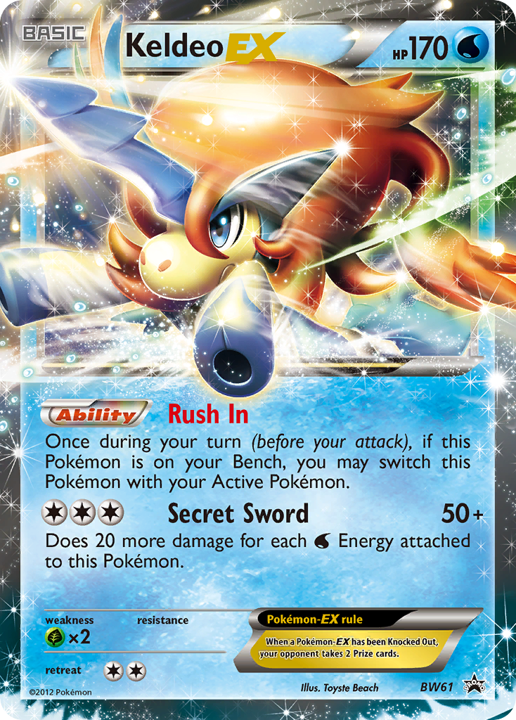 Keldeo-EX — illustrated card