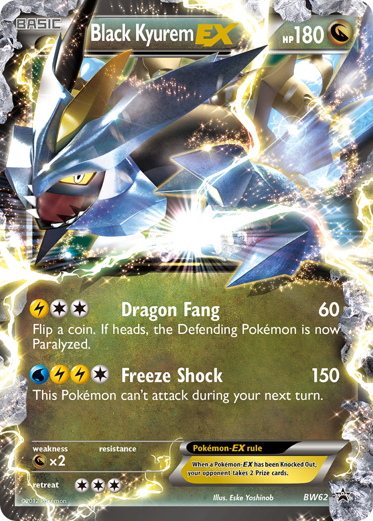 Black Kyurem-EX — illustrated card