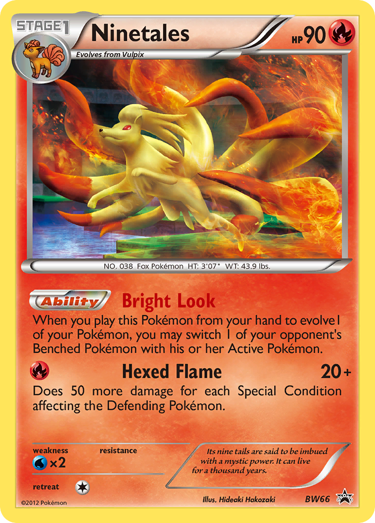 Ninetales — illustrated card