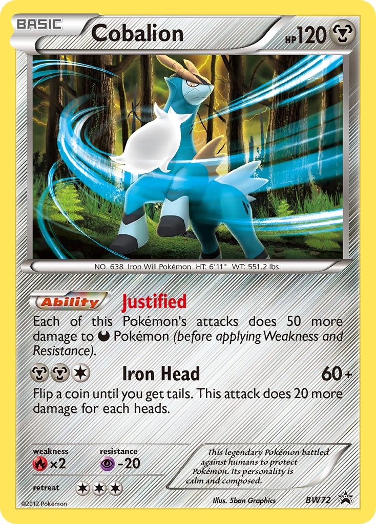 Cobalion — illustrated card