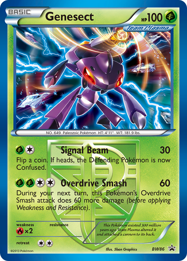 Genesect — illustrated card