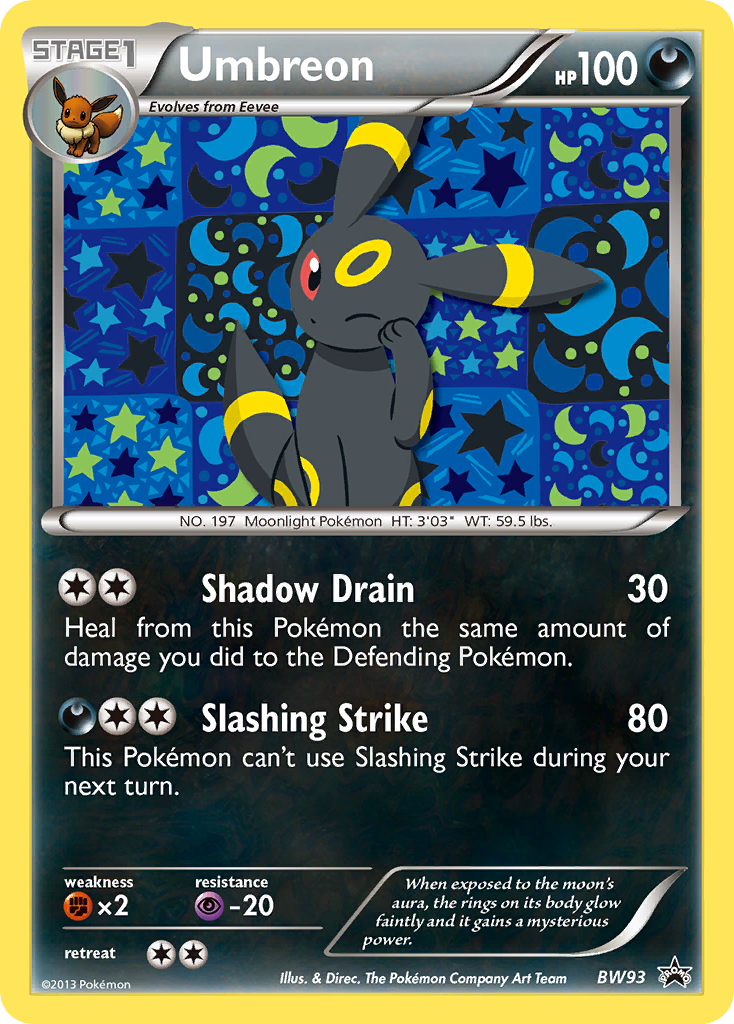 Umbreon — illustrated card