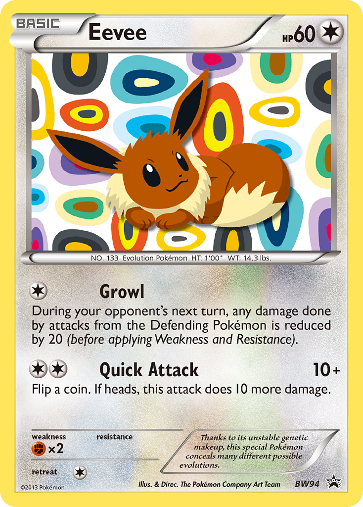 Eevee — illustrated card