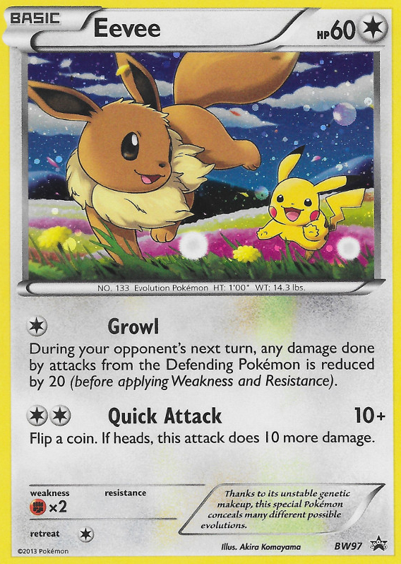 Eevee — illustrated card