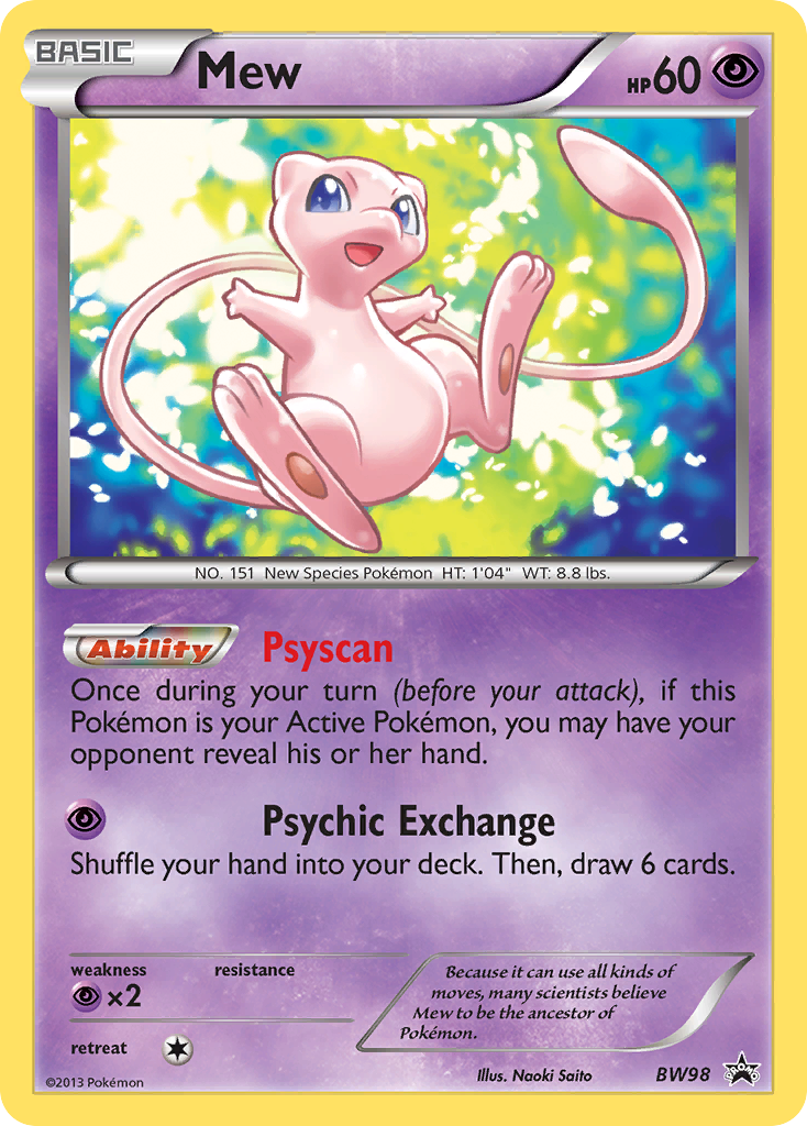 Mew — illustrated card