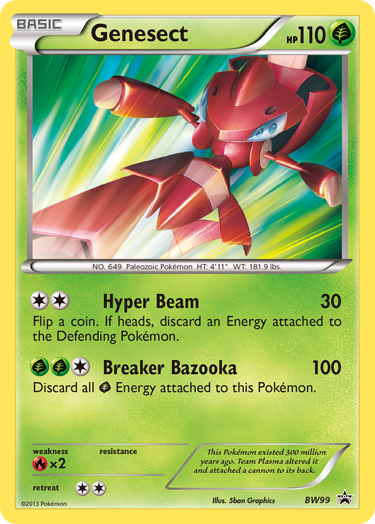 Genesect — illustrated card